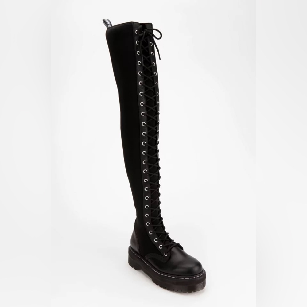 Dr. Martens agyness deyn knee high RARE boots - Picture 4 of 14